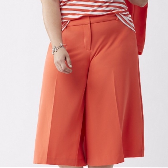 🆑 NWT Lane Bryant wide leg capri pant 18 28 2X 4X - Picture 2 of 2